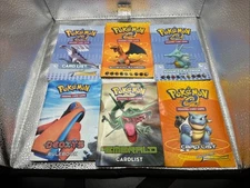 Bundle Of 6 Vintage Pokemon TCG Rule books/card Lists