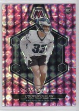 2024 Panini Mosaic Rookies Pink Camo Mosaic Prizm Cooper DeJean #340 0nr3