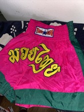 Authentic THAISMAI Muay Thai shorts Pink UFC mix Martial Arts Kickboxing Small