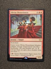 MAGIC MTG - Olivias Dienerinnen - VOW 172/277 - CRIMSON VOW - FOIL - RARE - TOP