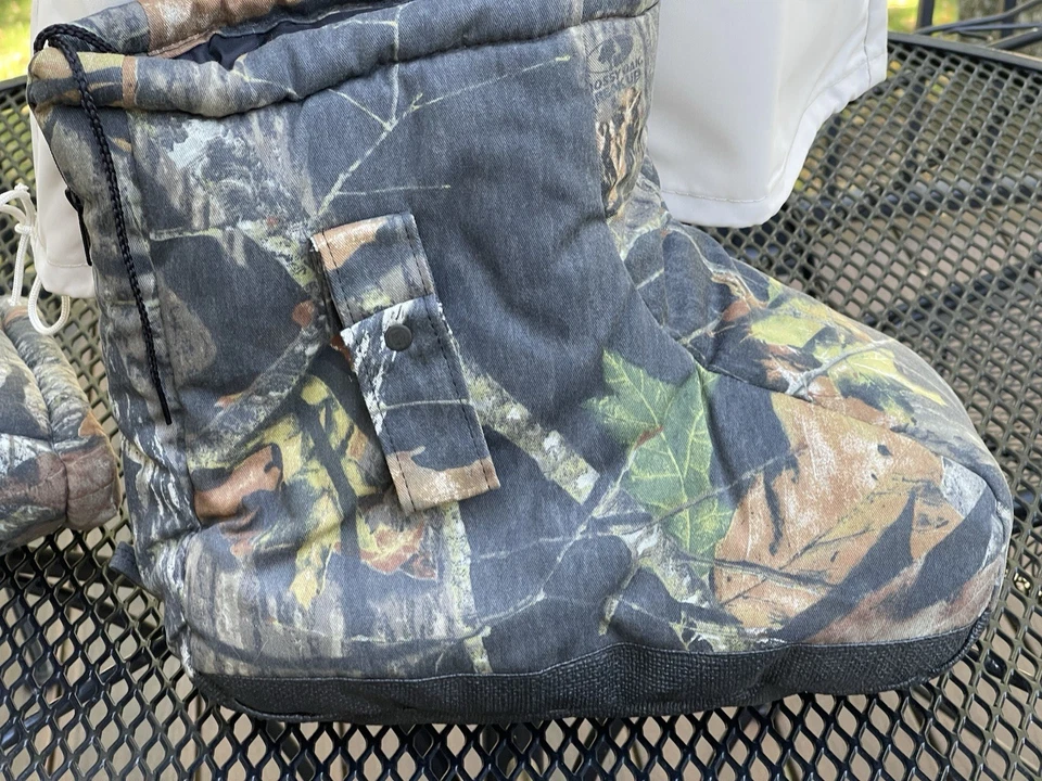 NEW VTG Medium Icebreaker Boot Blanket Mossy Oak Breakup Insulated Covers Camo - Image 3 of 4