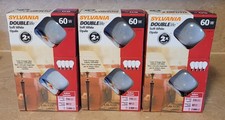 12 New In Box Sylvania 60Watts A19 Double Life Soft White Bulbs