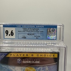 Tales of Symphonia Nintendo GameCube graded new CGC 9.6 A++!!!!