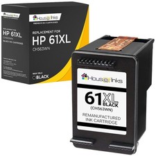 1PK Fits HP 61XL Ink Cartridge Black HP 61 1050 1055 2050 3000 3050 3050A