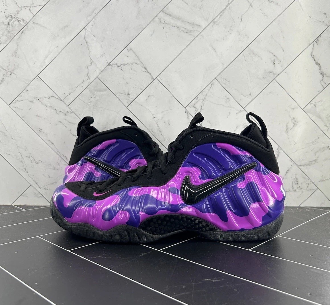 Nike Air Foamposite Pro Purple Camo Size 11 624041-012