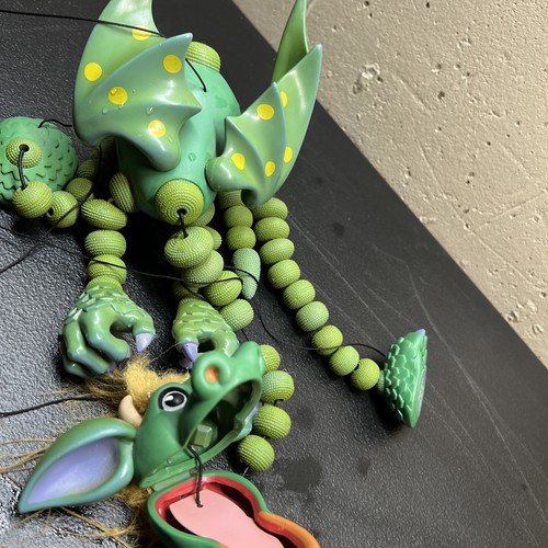Dunstan the Dragon Marionette Puppet Vintage Bozart Toy, Good Cond. T1 - Picture 11 of 19