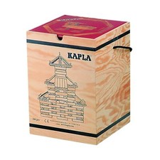 KAPLA Wooden Construction Set - 280 Building Planks in a Chest with Art Book ...