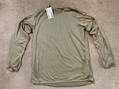 MILLIKEN SILK UNDERSHIRT LIGHT WEIGHT COLD WEATHER (GEN III) COYOTE MEDIUM