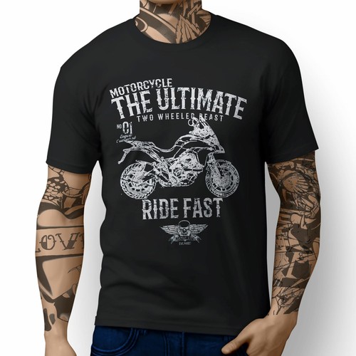 JL* Ultimative Illustration for A Ducati Multistrada 950 Motorrad Fan T-Shirt - Bild 2 von 24