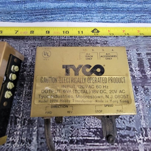 Vintage Tyco 2pcs electric train transformers hobby UNTESTED - Picture 3 of 6