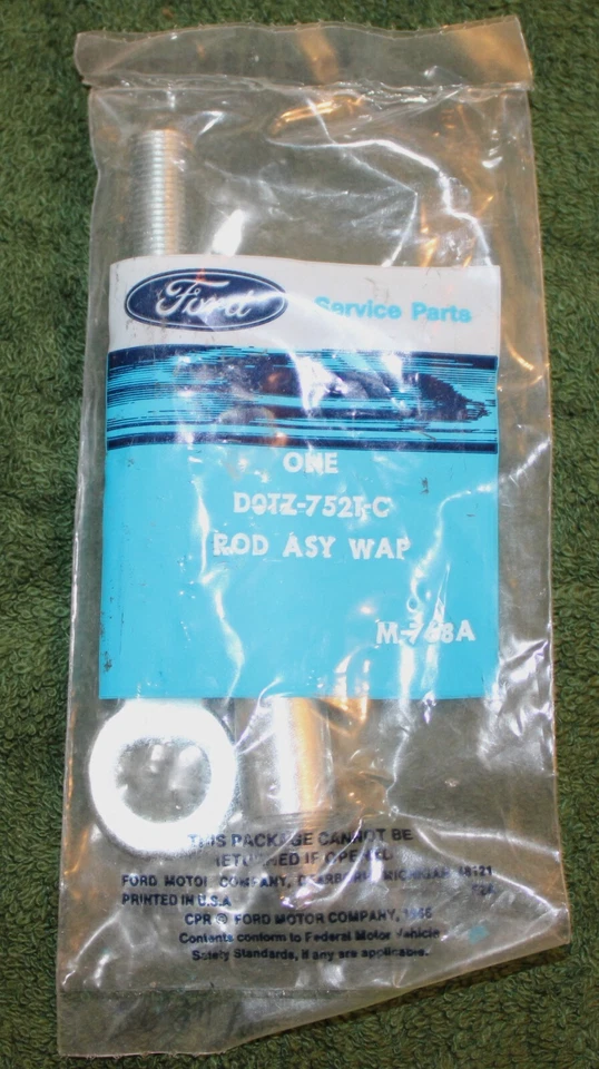 1965-1972 Ford F100 F250 F350 Truck NOS CLUTCH RELEASE LEVER ROD w/ ADJUSTER - Image 2 of 2