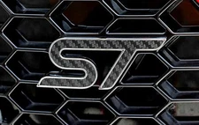 2019-2024 Ford Edge ST Decal Emblem Inserts - Set of 2 (Black Carbon Fiber)