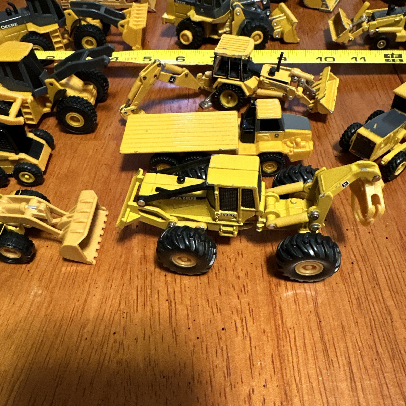 Lot Of 15 Ertl Diecast Toy Construction Equipment Vehicles Lot Yellow