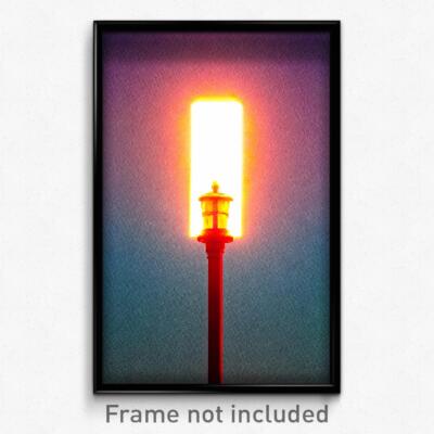 Pixel Art Poster - Vivid Beacon (8 Bit Psychedelic Trippy Video Game Print)