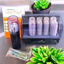 VTG Rayette Cinderella Hot Hair Rollers Curlers Portable Electric TG028 RARE NOS