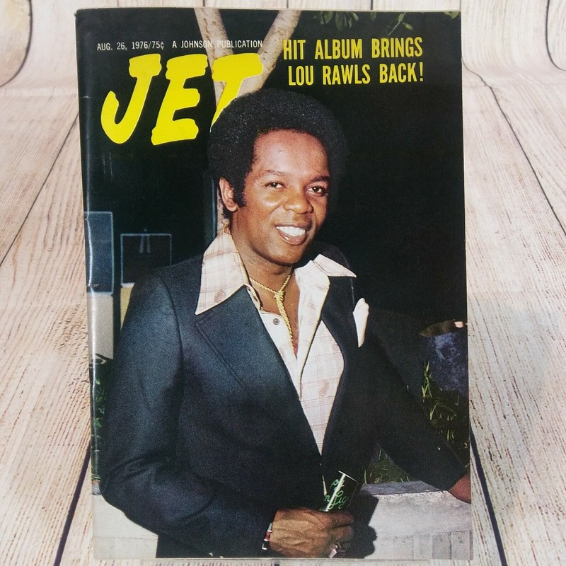JET MAGAZINE | AUG. 26, 1976 | HIT ALBUM BRINGS LOU RAWLS BACK!
