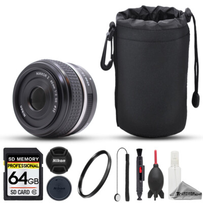 Nikon NIKKOR Z 40mm f/2 (SE) Lens - 8pc 64GB Memory Bundle | eBay