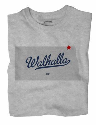Walhalla North Dakota ND NDak T-Shirt MAP