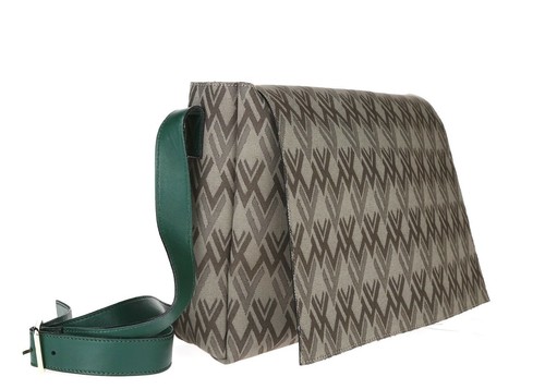 Valentino Garavani V fabric Leather monogram messenger bag