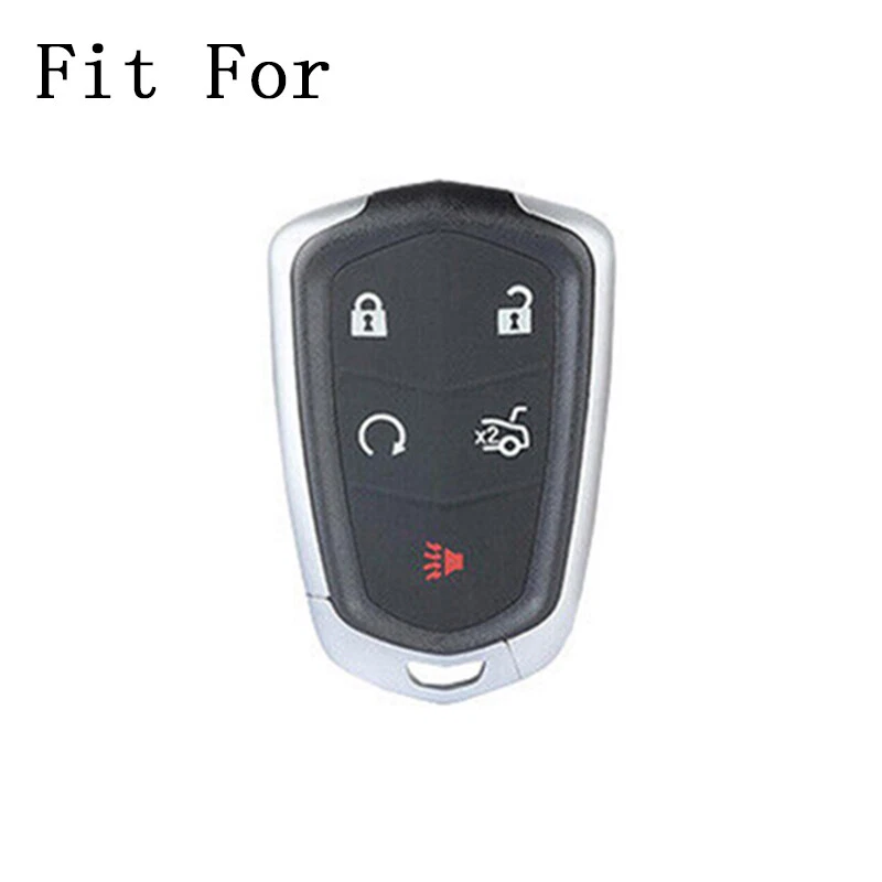 Funda Carcasa Llavero Mando a Distancia TPU Suave 5 Botones para Cadillac SRX XTS CTS XT5 CT6 ATS Foto 2 de 4