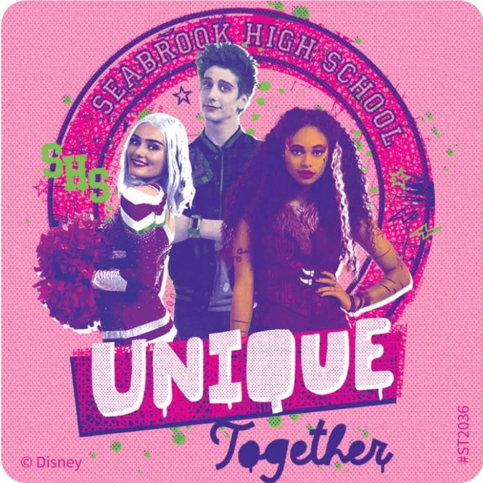 Disney Zombies Stickers x 5 - Birthday Party Favours Zombies 3 Zed Addison Willa — 第 3/4 张图片