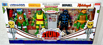 NECA ARCHIE COMICS TMNT ADVENTURES STUMP ARENA WRESTLING TURTLES 4