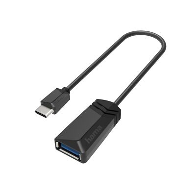 Hama USB 3.2  Gen 1 OTG Adapter von USB-C-Stecker auf USB-A-Buchse 5 Gbit/s