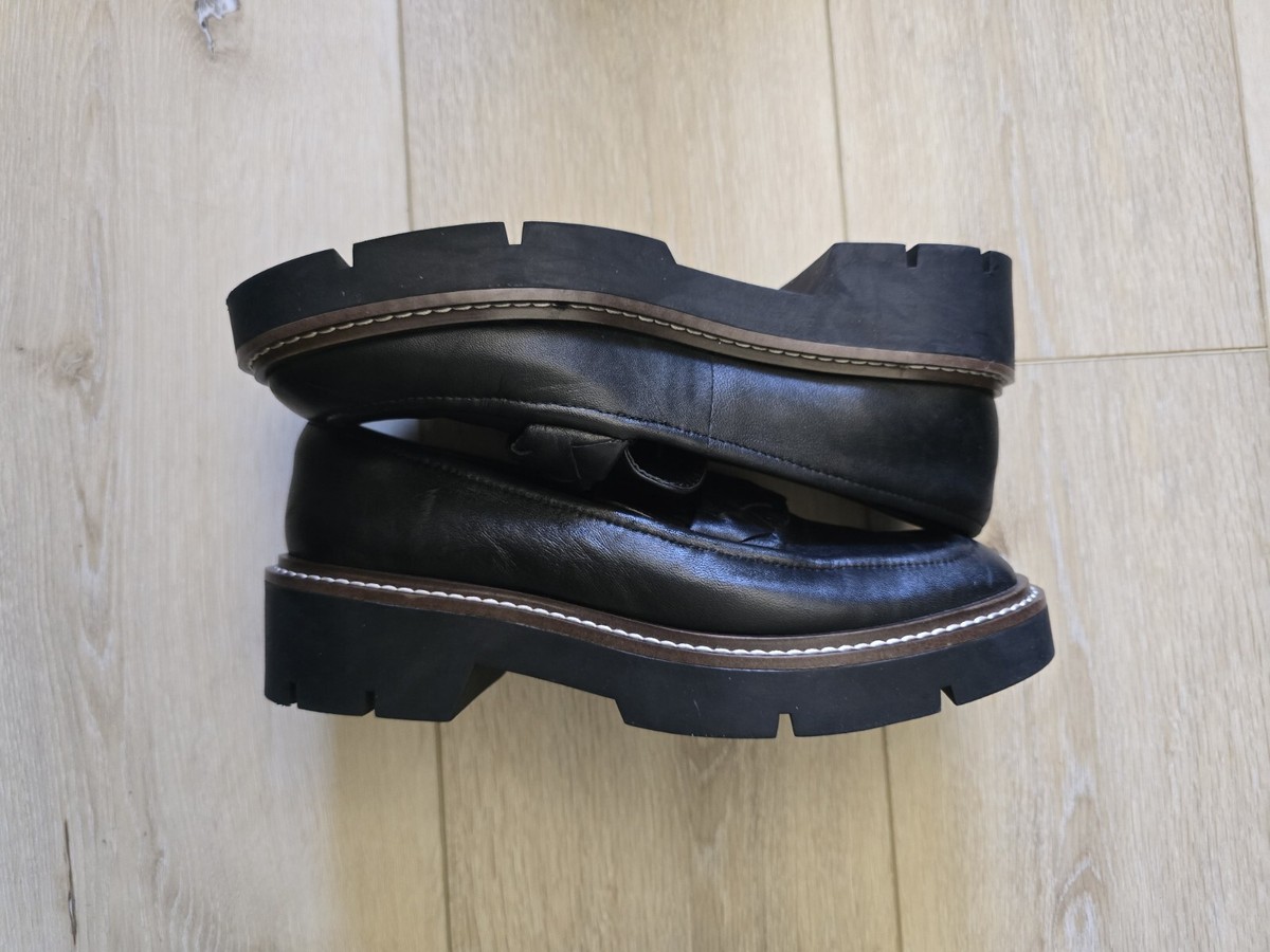 Nordstrom Torie Platform Loafer Black Size 7.5W | eBay
