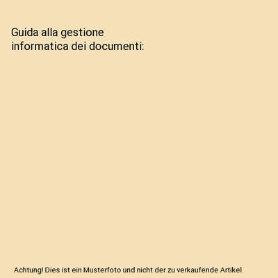 Guida alla gestione informatica dei documenti, Pigliapoco, Stefano
