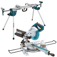 Makita LS0815FL 216mm Sliding Mitre Saw Laser Light 110V/1400W With Leg Stand