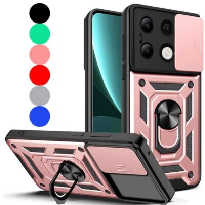 For Xiaomi Redmi Note 13 4G Pro Plus+5G Shockproof Case Ring Phone Cover Stand
