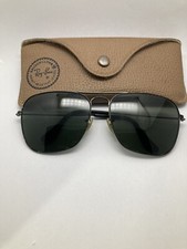 Ray-Ban B&L L2823 Black Chrome Frame G-15 Lens Vintage Aviator Sunglasses 58-14