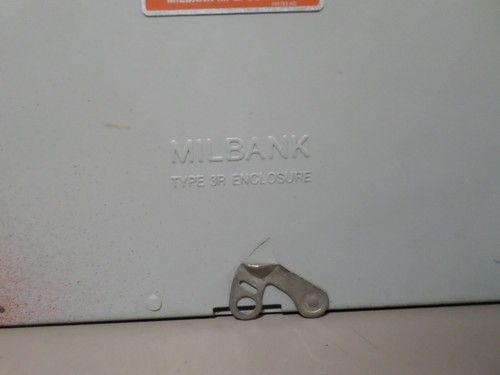 12 x 10 Milbank Type R Enclosure Meter Socket Base Front Panel Lower - Picture 2 of 4