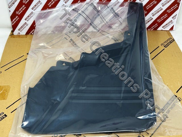 TOYOTA GENUINE 76622-60100 MUDGUARD, FR FENDER, LH OEM