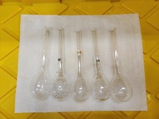 Pyrex / Kimax - mixed lot of 5 - round bottom Flask