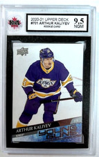 2020-21 Upper Deck #701 Arthur Kaliyev YG RC | KSA GRADED MINT 9.5