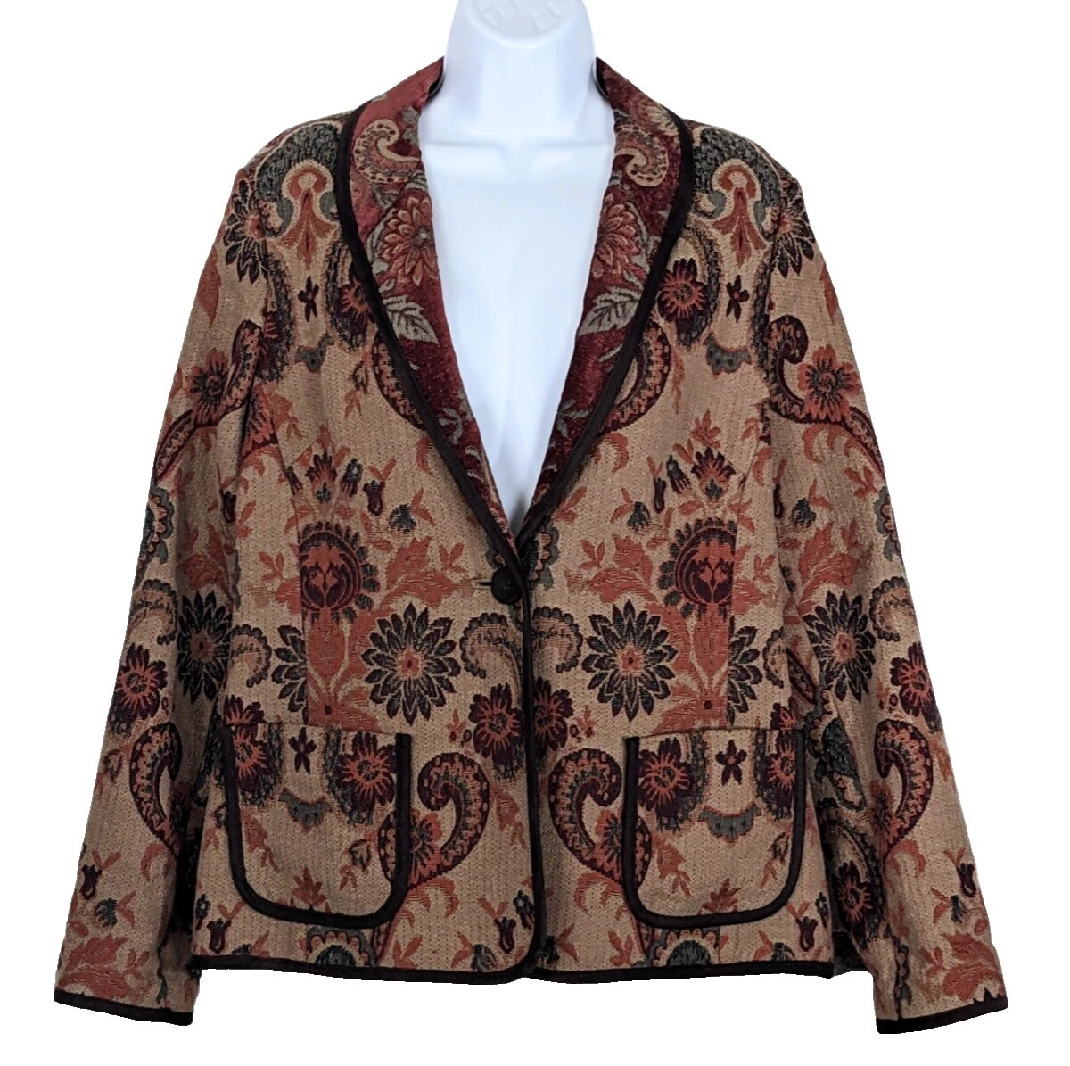 Kasper Floral Coats, Jackets & Vests for Women