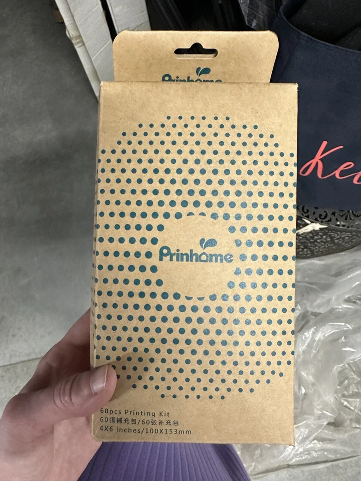 HiTi Digital Inc. White Blue Prinhome Digital Photo Printer w/ Extra Paper - Image 3 of 3