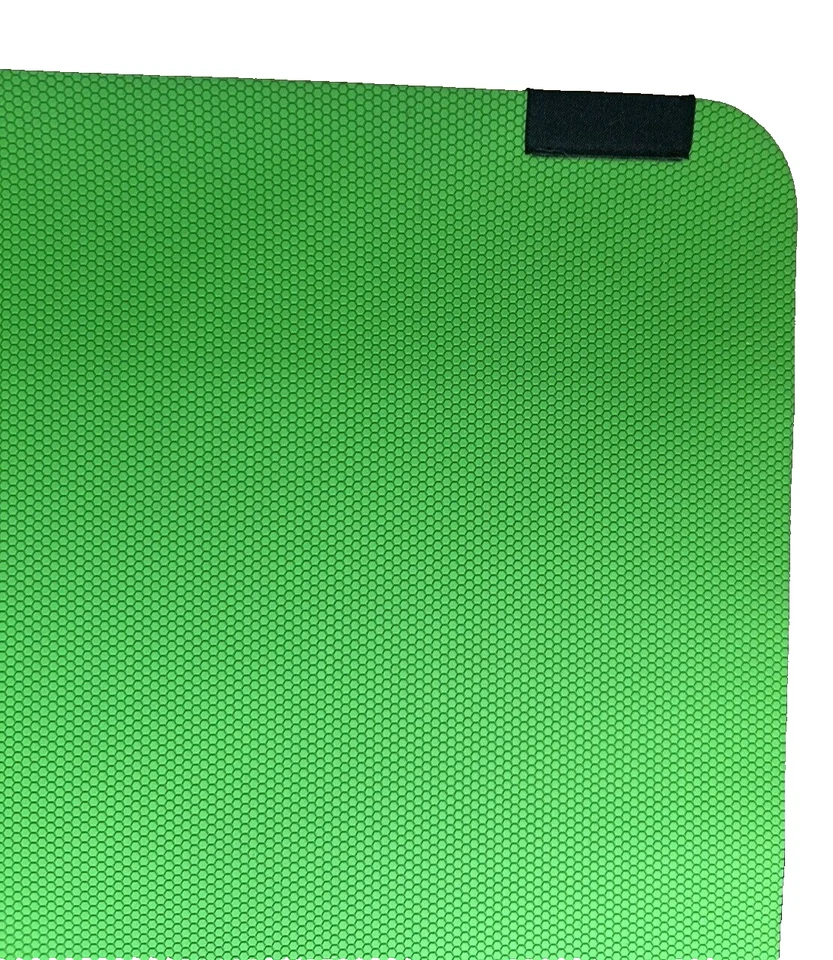 Alfombrilla de ratón extendida XL 37x16 verde negra antideslizante Foto 4 de 4