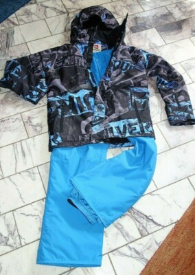 QUIKSILVER - hochwertiger Skianzug - 2-Teiler - Gr. 14/16 - 8.000 mm -   