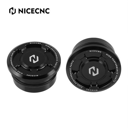 NICECNC Frame Hole Cover Caps / Foot Pegs Footrest For Kawasaki KLR650 2022-2023 - Picture 9 of 12