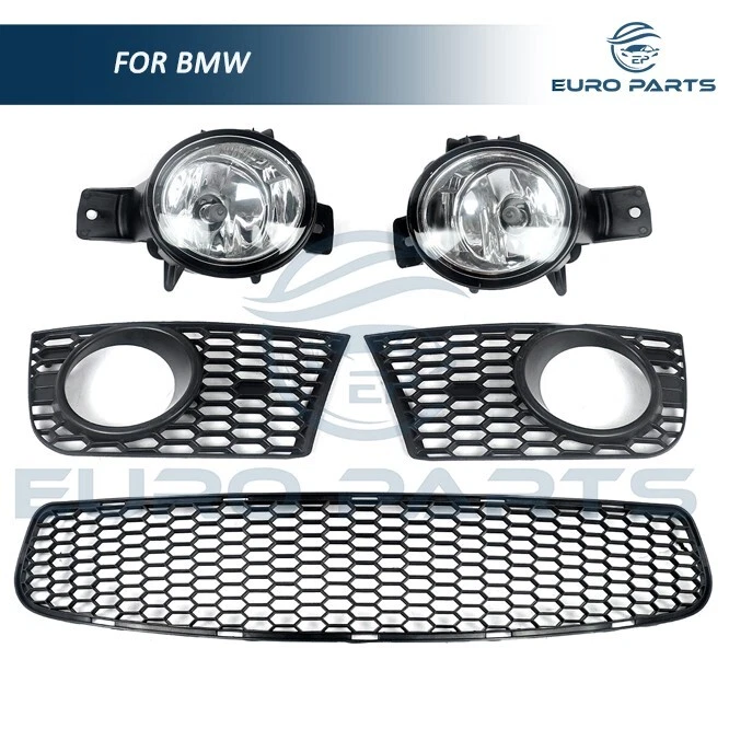Kit de parachoques delantero conversión PP para BMW Serie 1 E82 E87 2008-2011 con luces antiniebla Foto 4 de 4