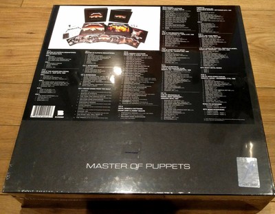 Metallica Master Of Puppets Deluxe Box Set Vinyl/CDs/Book/Prints