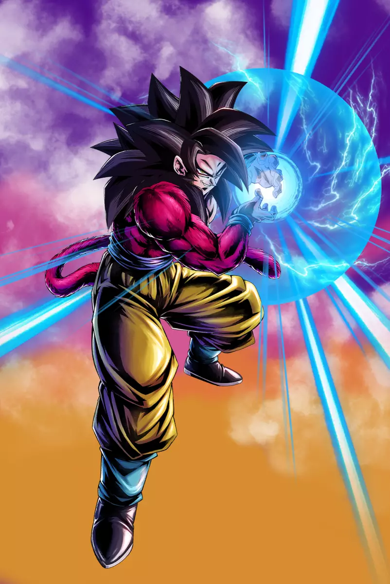 Dragon Ball GT Poster Goku Kamehameha SSJ4 12in x18in Free Shipping