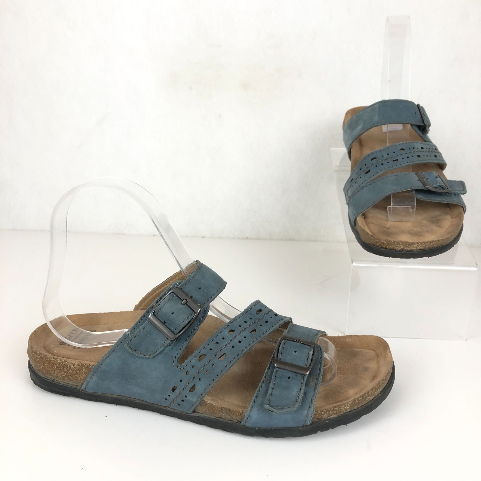 earth origins orono felix women's leather slide sandals