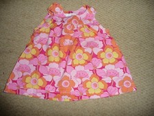 H&M baby girls' pink floral tunic top - 0-3 months - EXC