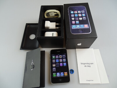 Original Apple iPhone 3G 16GB Schwarz! Ohne Simlock! OVP! TOP! Selten! RAR! iOS!