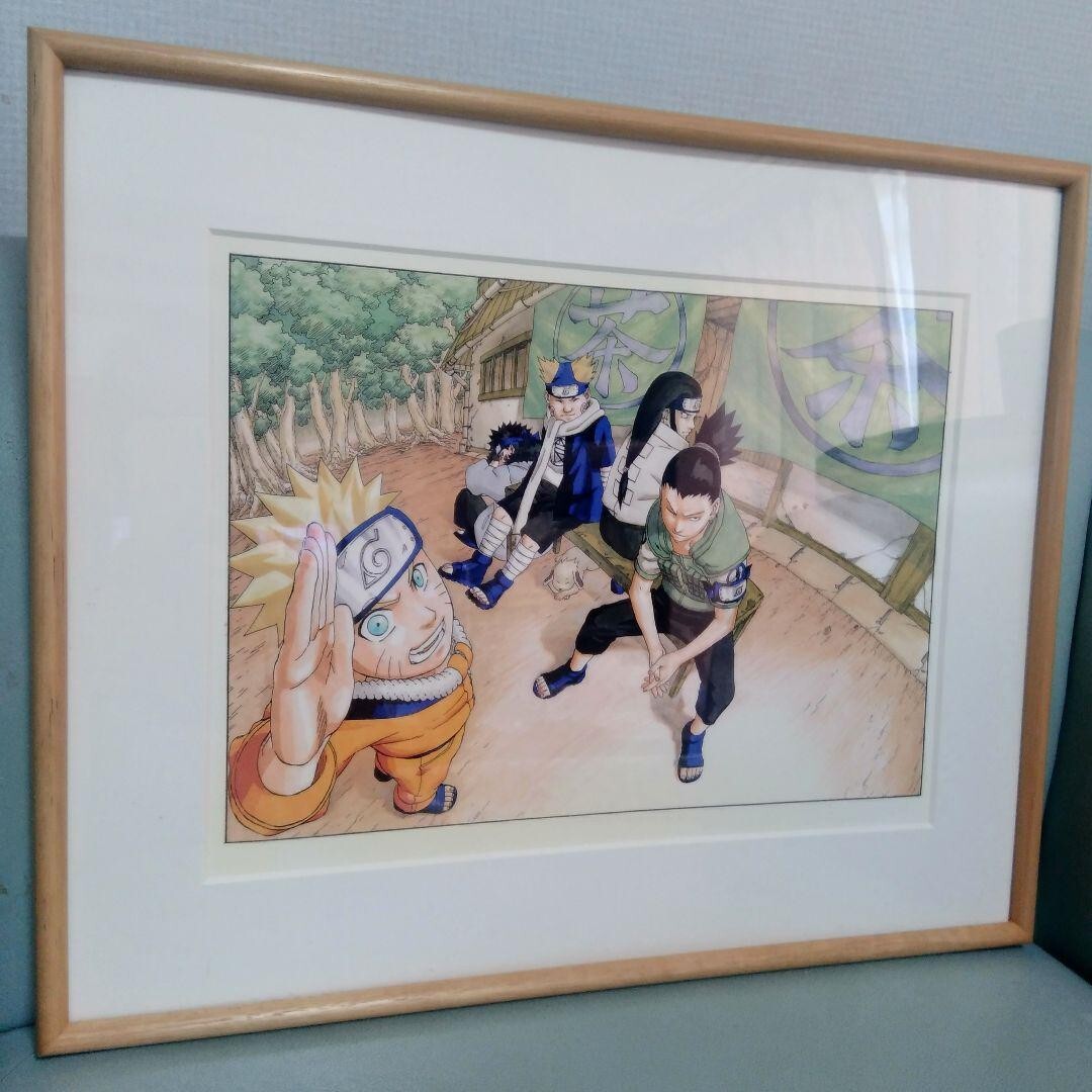 【値下げ】NARUTO 漫画 アート 複製原画 フレーム付き NARUTO Official Limited Art Framed Paintings Reproduction