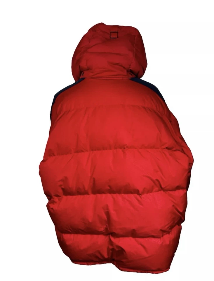 Chaqueta roja Polo Ralph Lauren pesada con capucha cremallera completa talla 2XLT NUEVA CON ETIQUETAS Foto 3 de 4