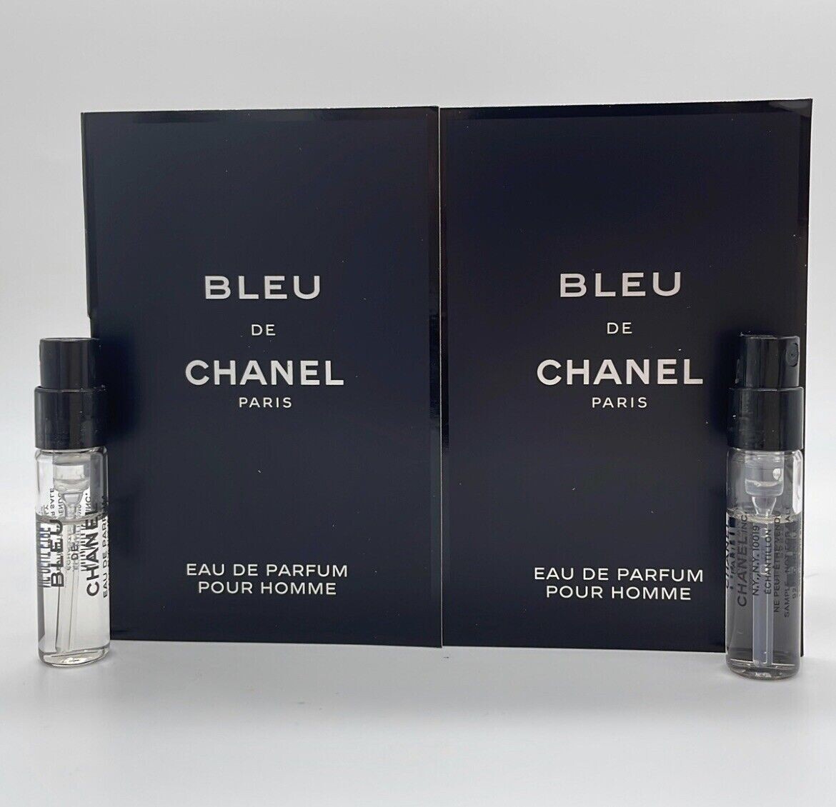 2x Chanel Bleu De Chanel Eau De Parfum EDP Sample Spray For